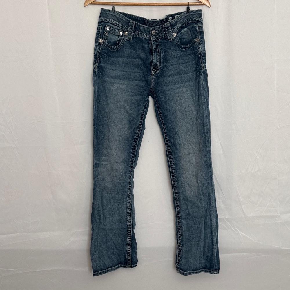 Miss Me Dark Blue Denim Jeans